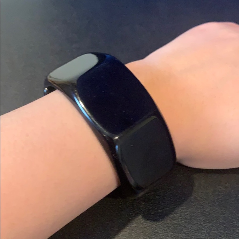 Vintage Black Lucite Bracelet